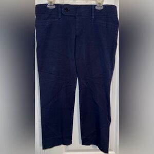 Lilly Pulitzer Cropped Navy Pants Size 12